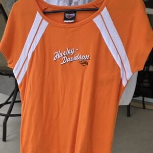 Harley-Davidson Ladies Orange T-Shirt